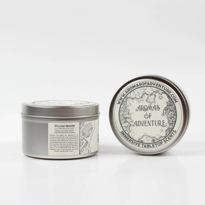Banana, Lemon Peel, Walnut Sugar, Nugmet, Butter and Vanilla 100% Soy Candle Tin in 8 oz. 